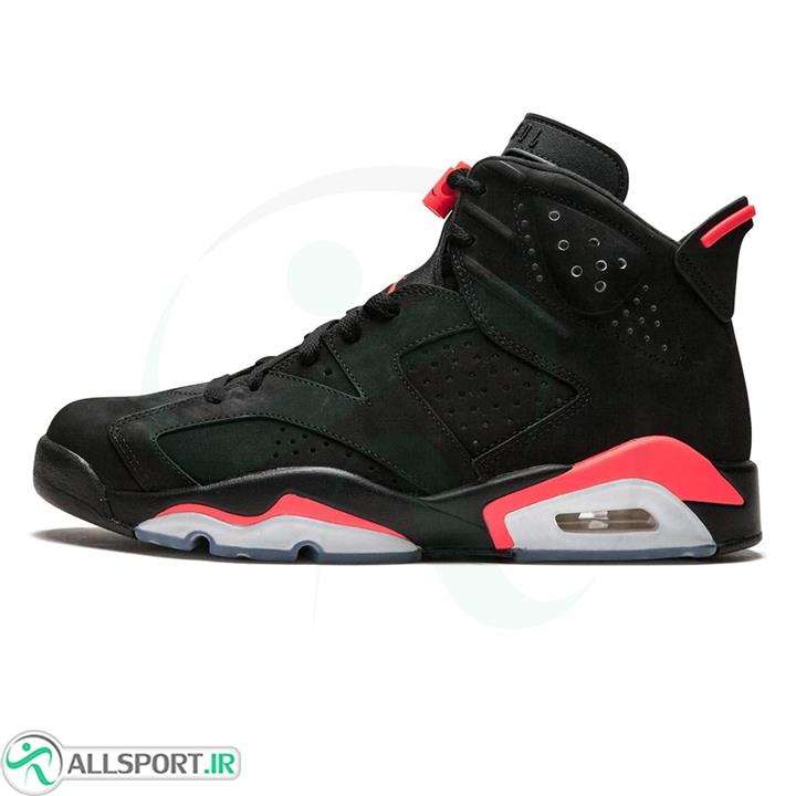 کفش بسکتبال نایک طرح اصلی Nike Air Jordan 6 Retro x Black Red